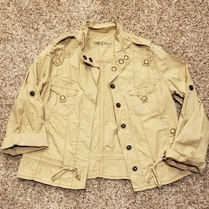 Women's Mossimo Khaki Military Jacket